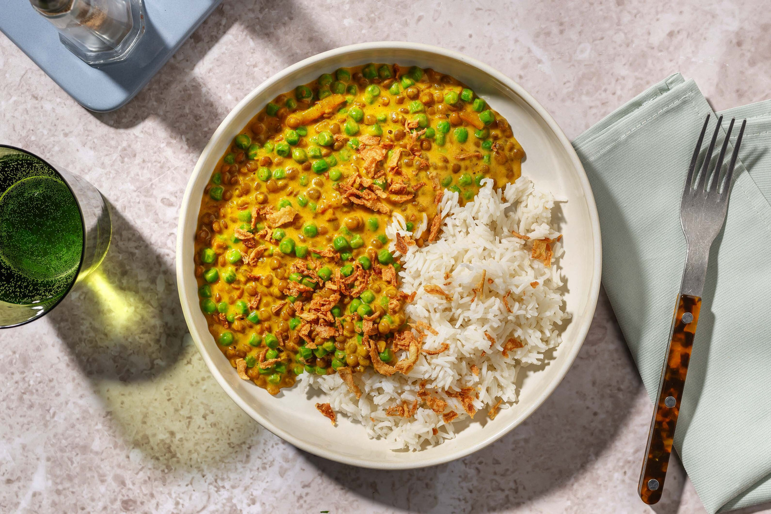 Super Quick Coconut Tikka Dal