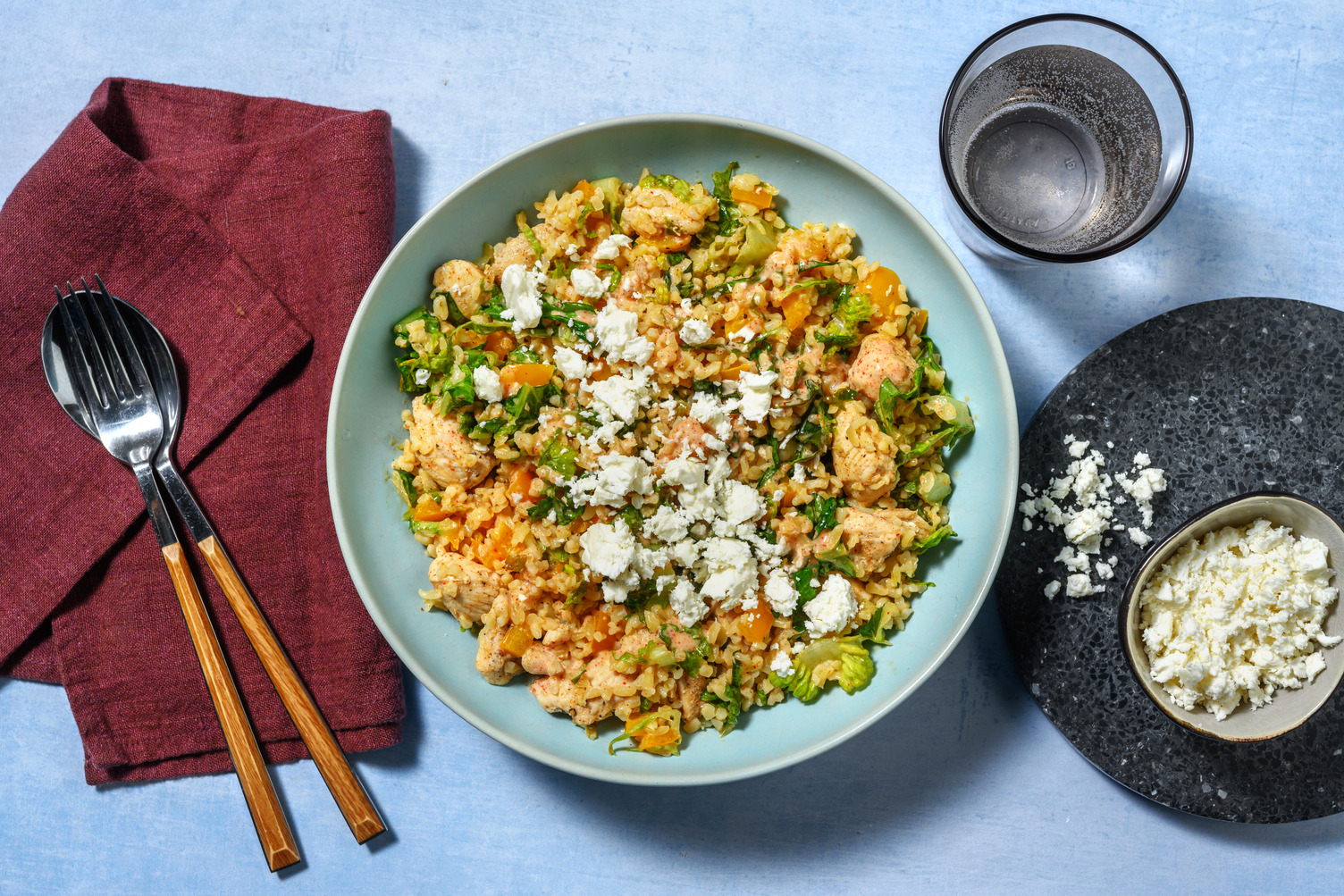 Chicken and Bulgur Salad 