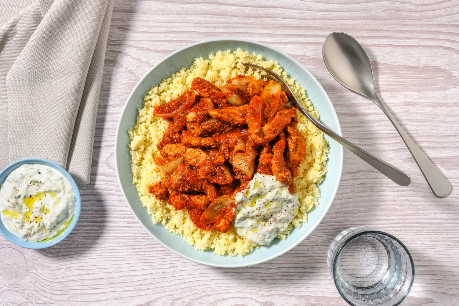 Bol de cerdo al estilo del Medio Oriente