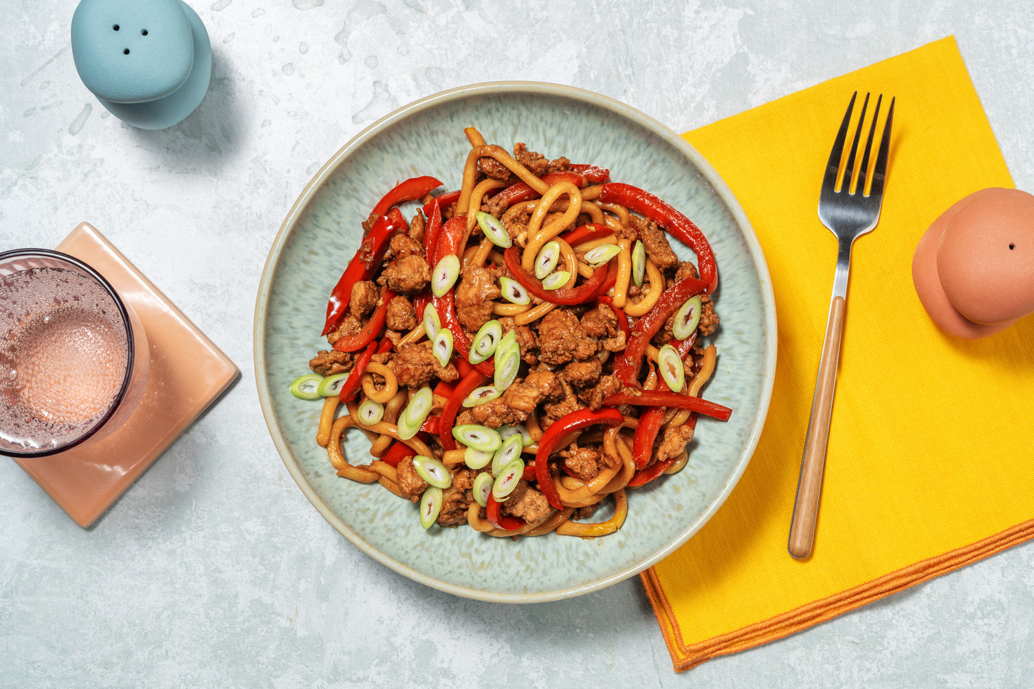 Thai Spiced Pork Mince Udon