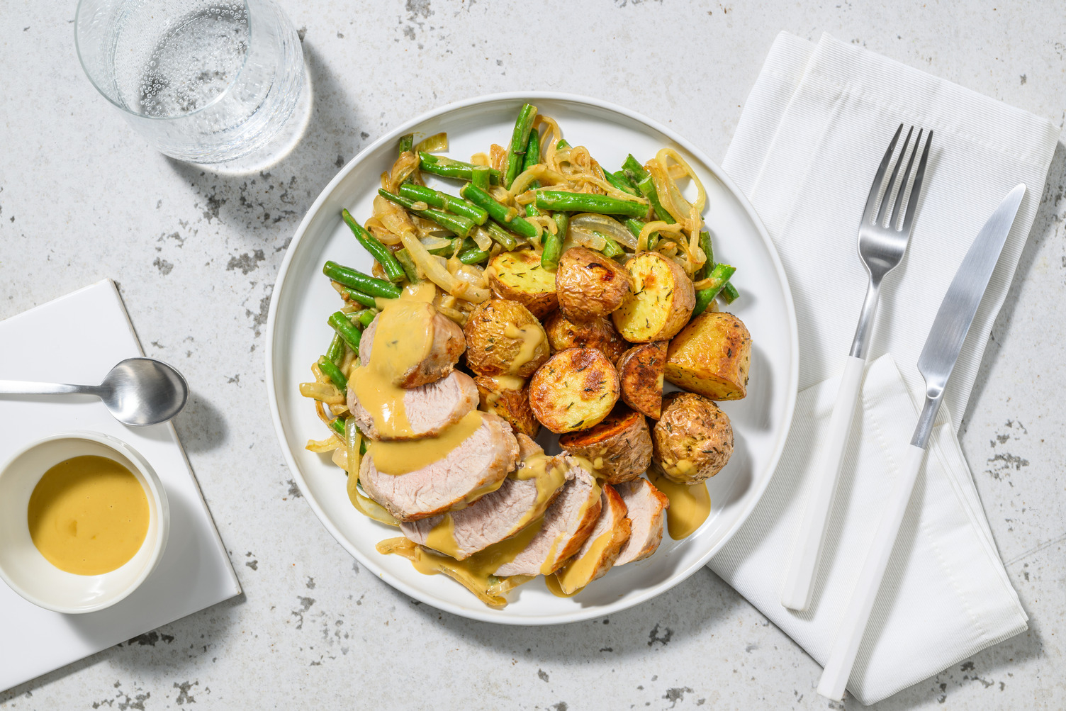 Filet de poulet & vinaigrette acidulée
