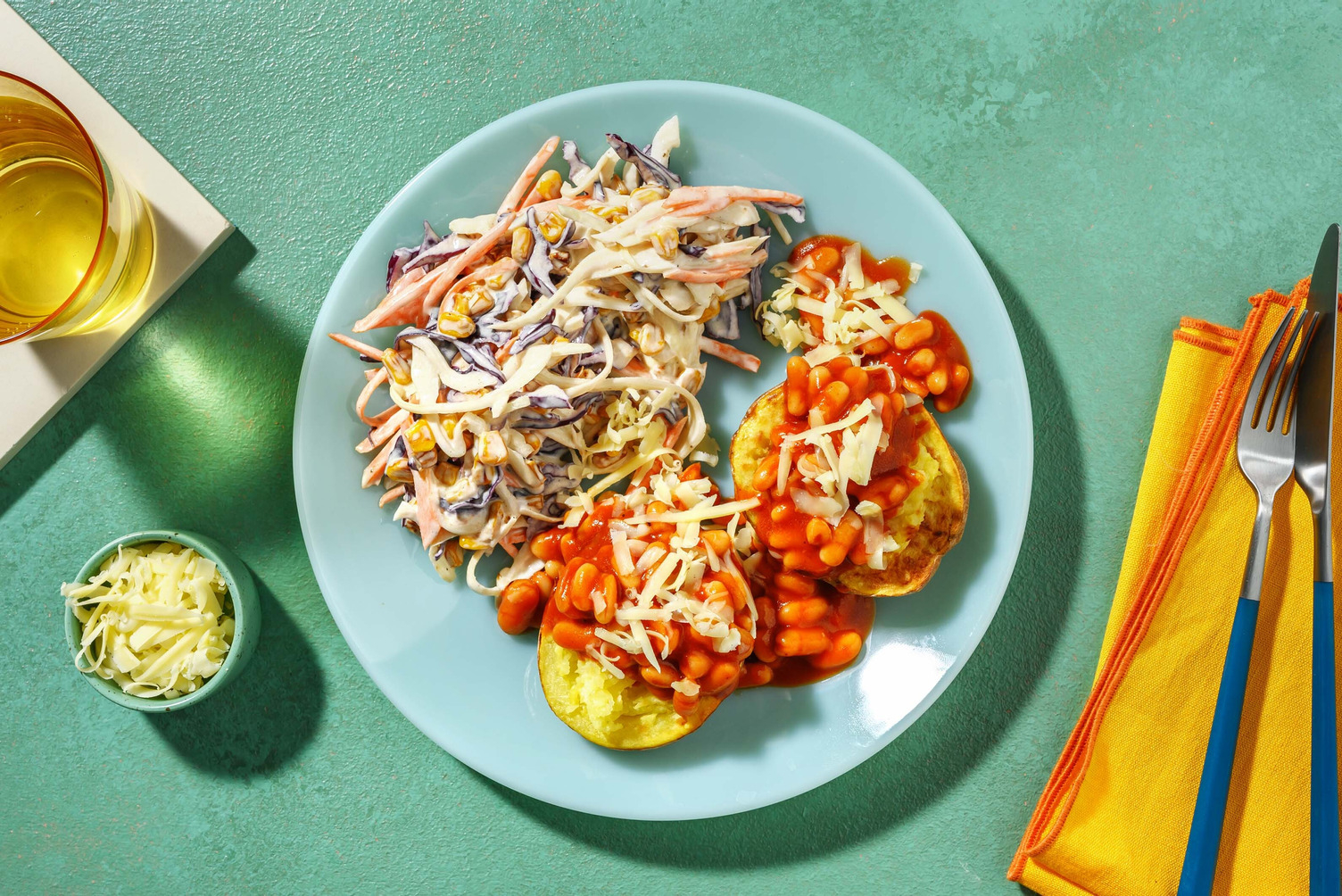 Homemade Chorizo Beans and Cheddar Cheese Jacky-P