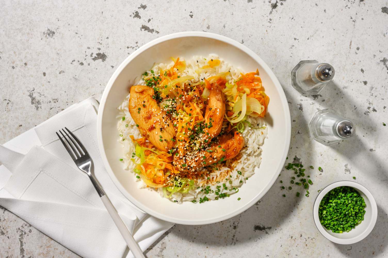 Aiguillettes de dinde façon teriyaki