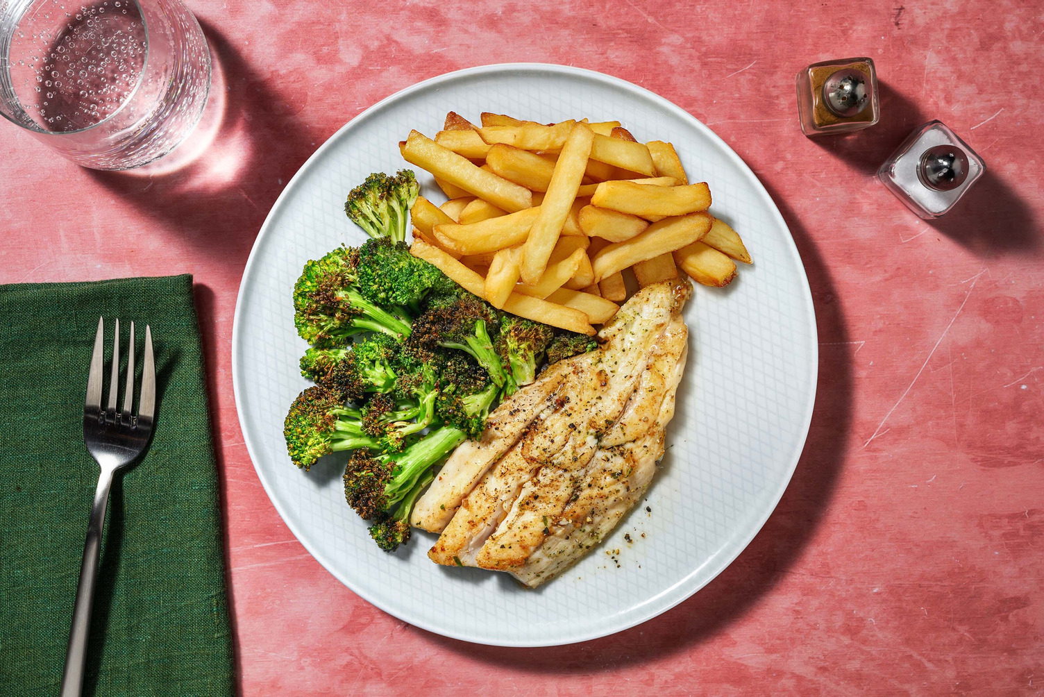 Speedy Lemon and Herb Sea Bass in Garlic Butter