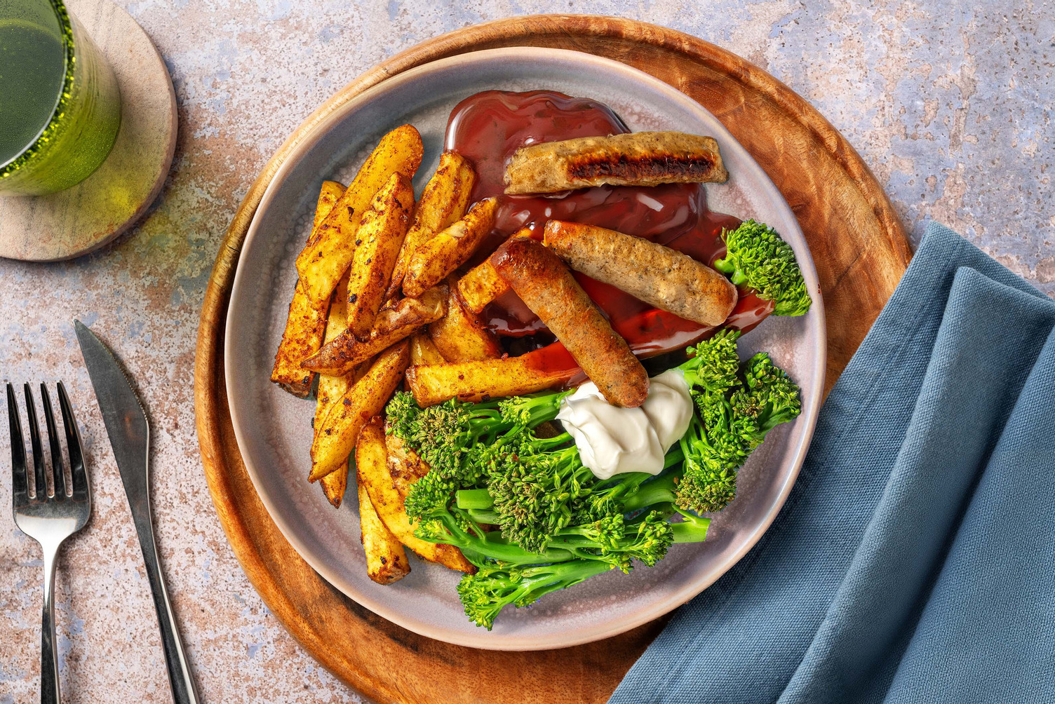 BBQ Glazed THIS™ Isn't Pork Sausage Traybake