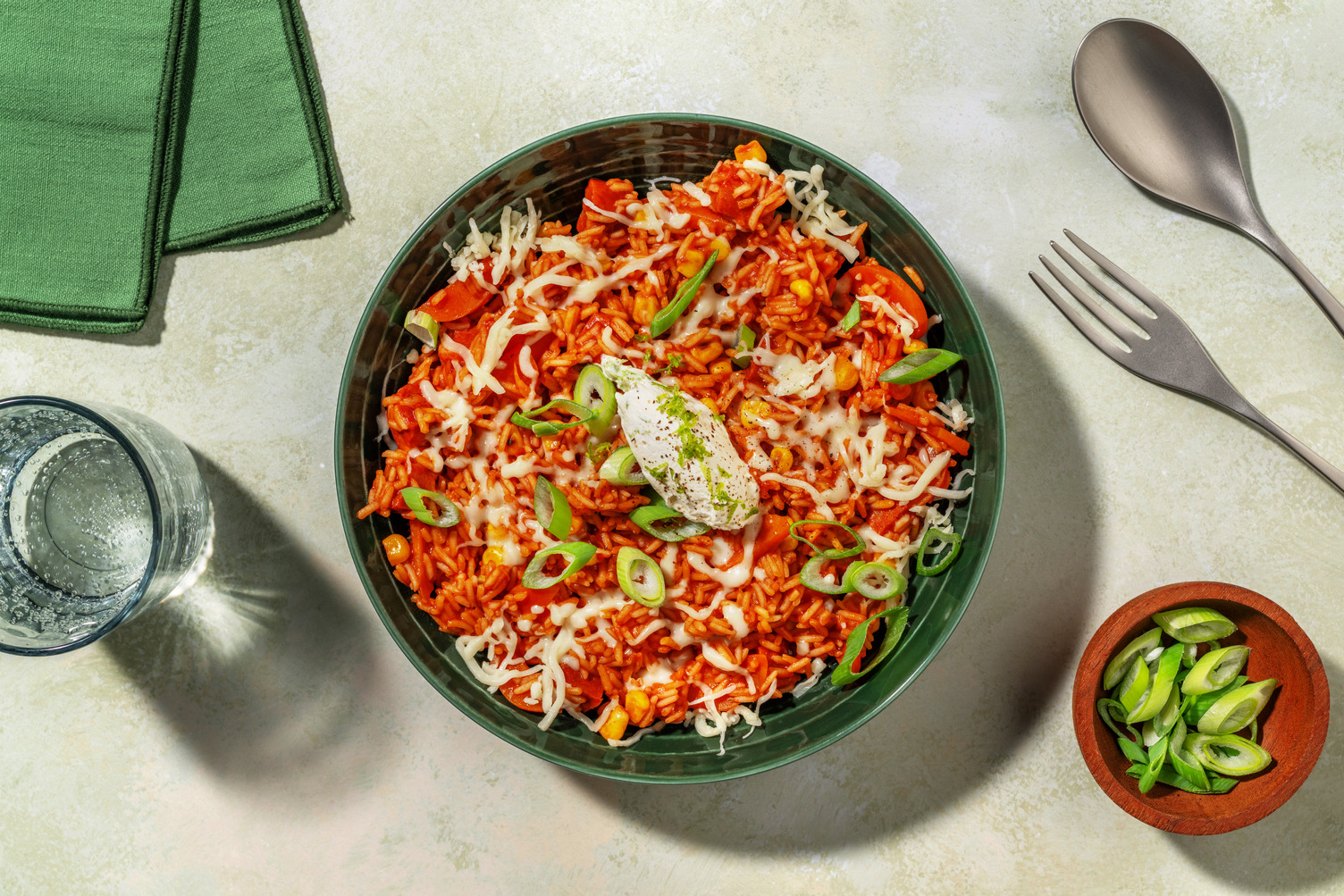 One pot Tex-Mex : chorizo, riz & cheddar