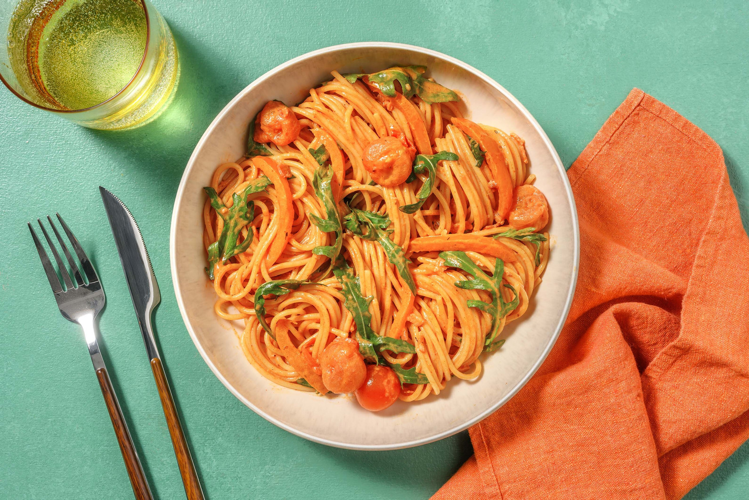 Cajunkryddad baconspaghetti