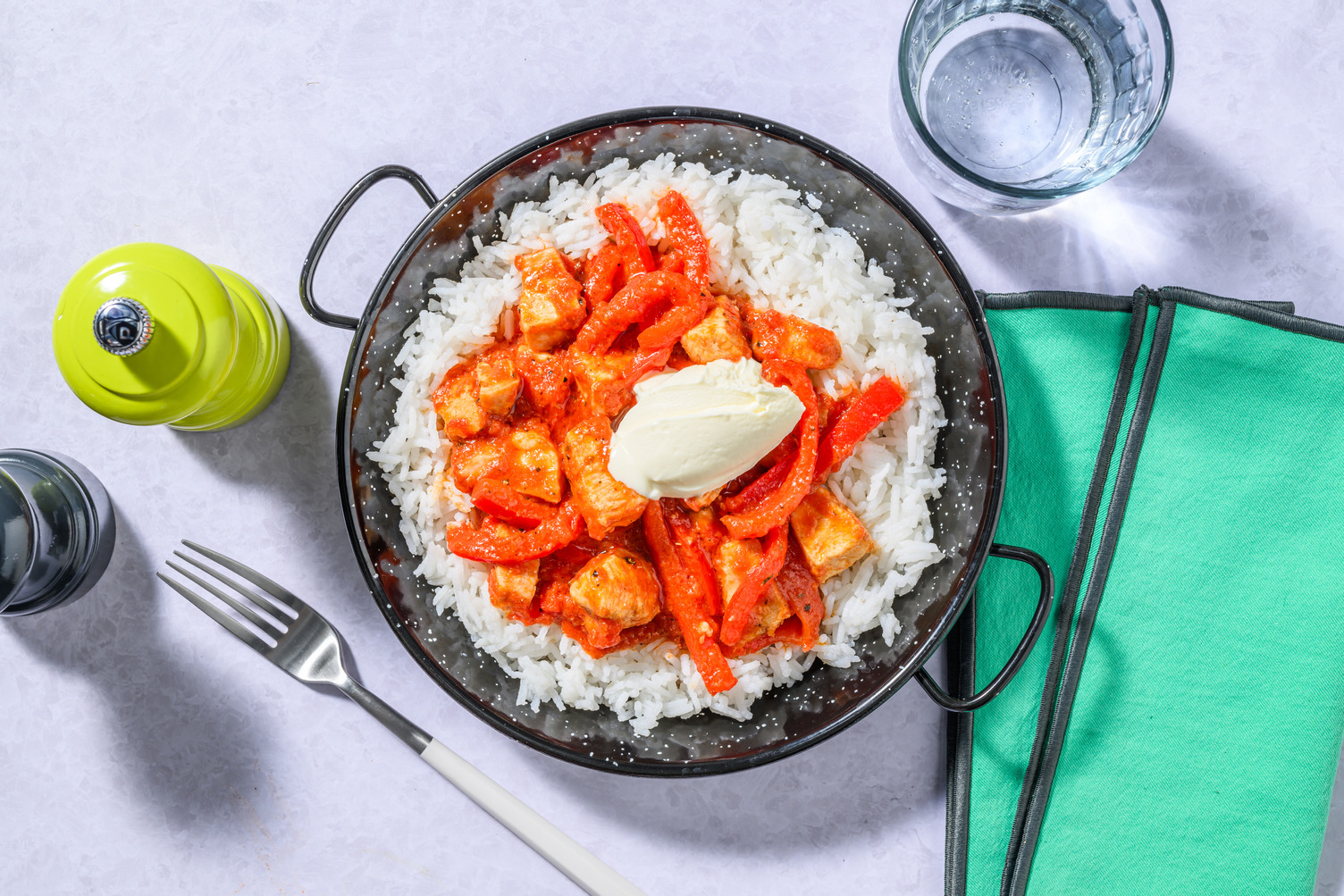 Spiced Chicken and Pepper Stew