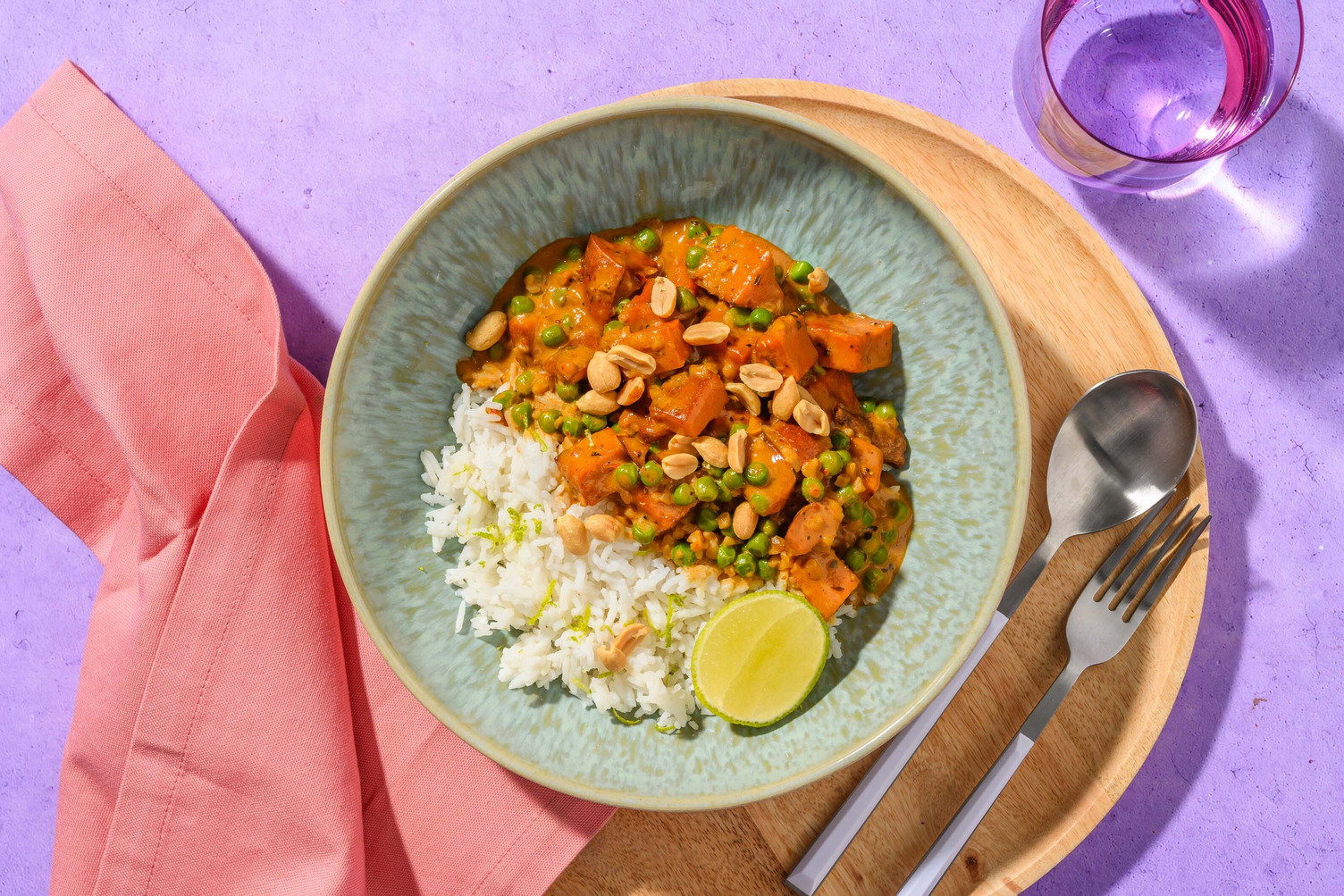 Malaysian Style Sweet Potato Satay Curry