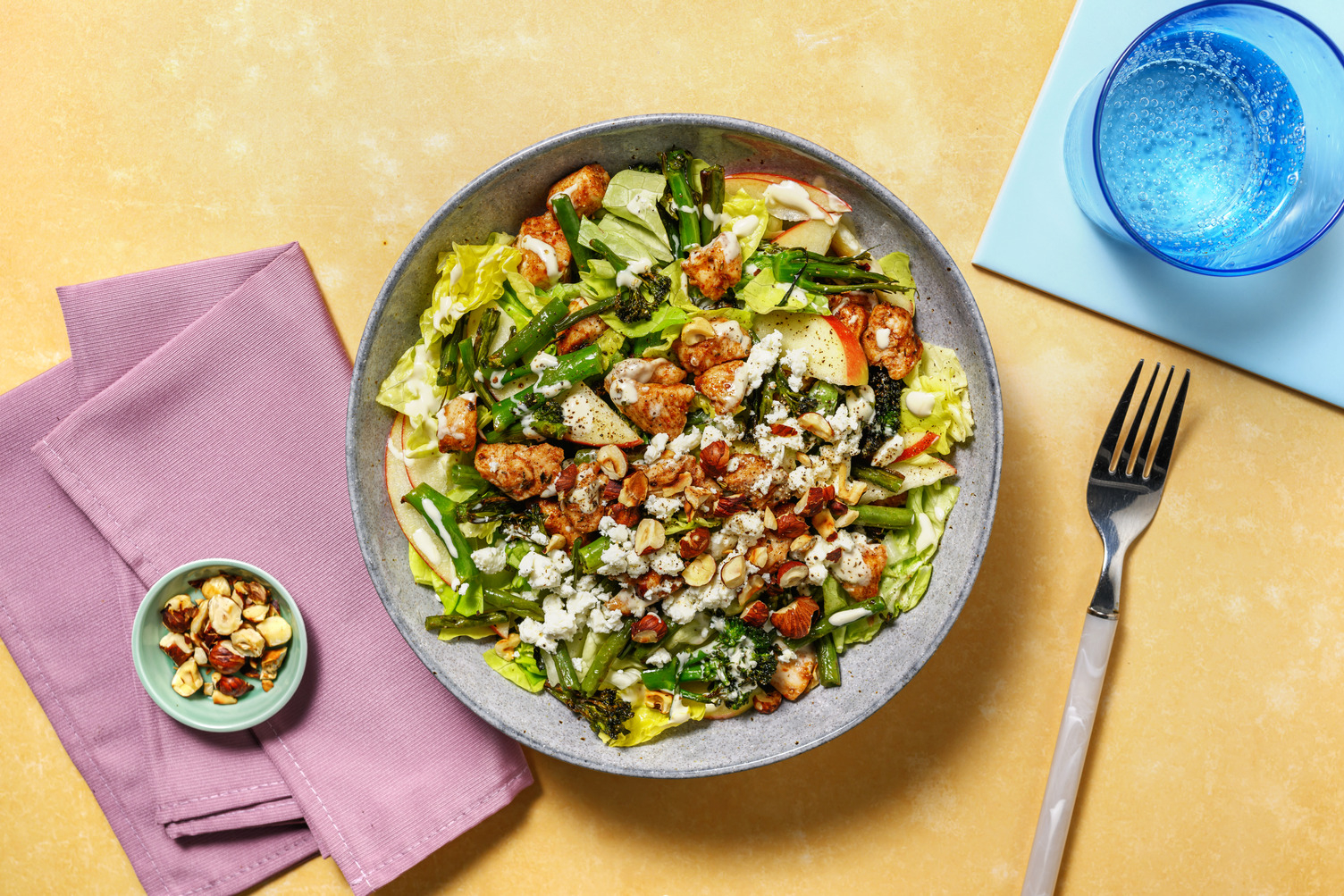 Cajun Beef Strip Salad