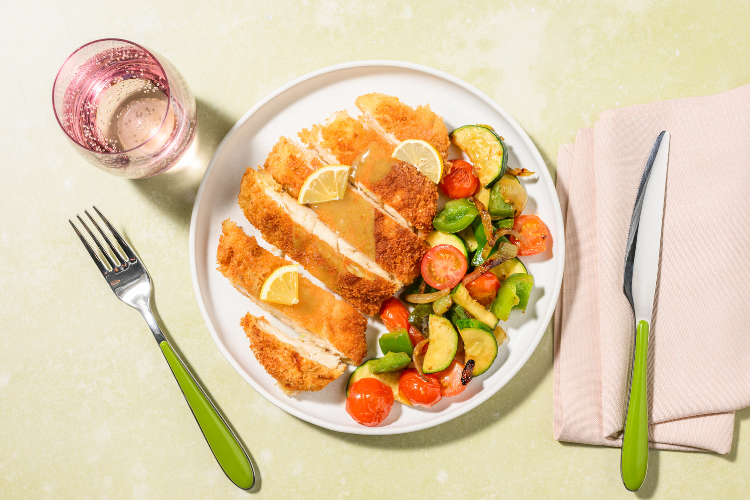 Nuestra versión del pollo crujiente al limón