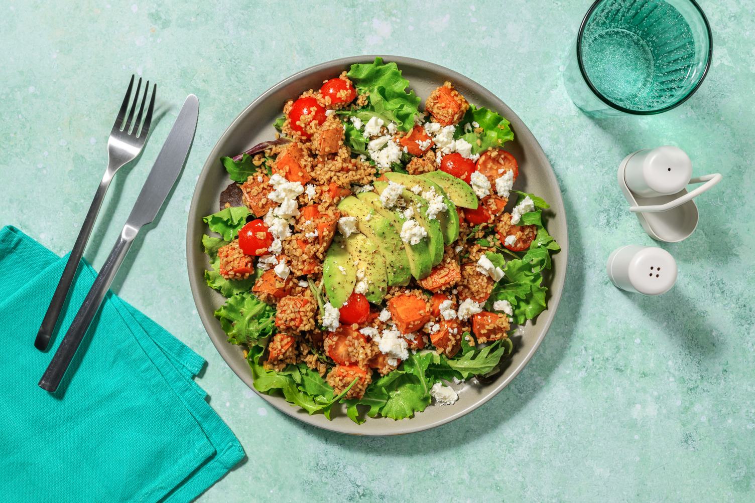 Sweet Potato and Bulgur Wheat Salad