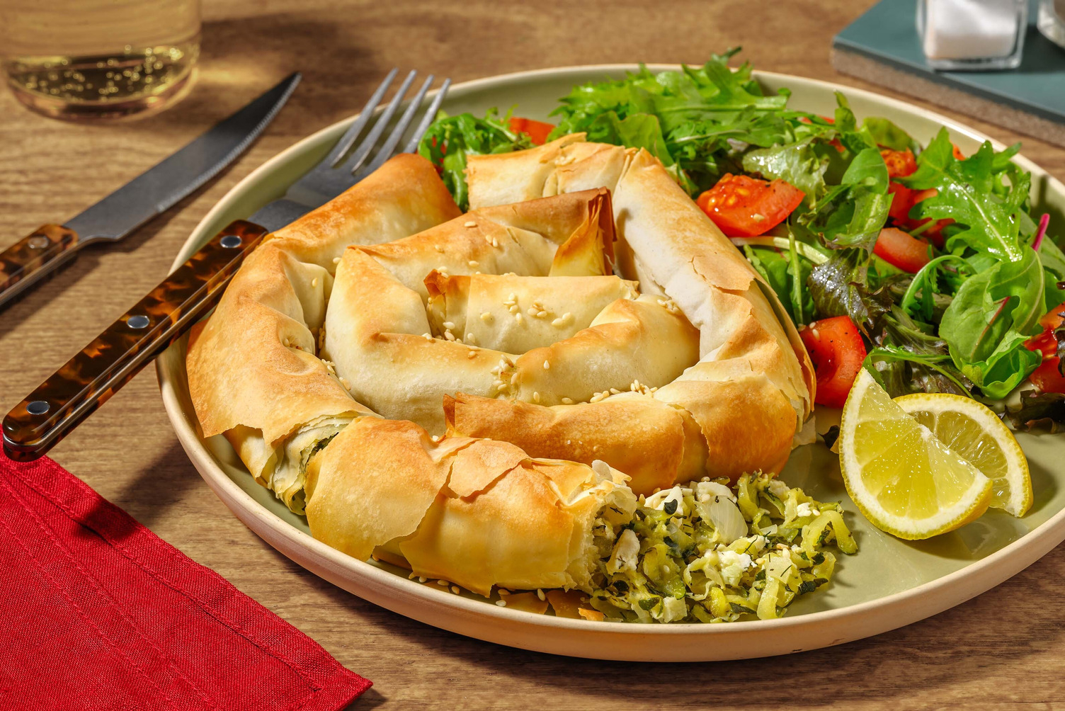 Cheese, Courgette and Dill Börek