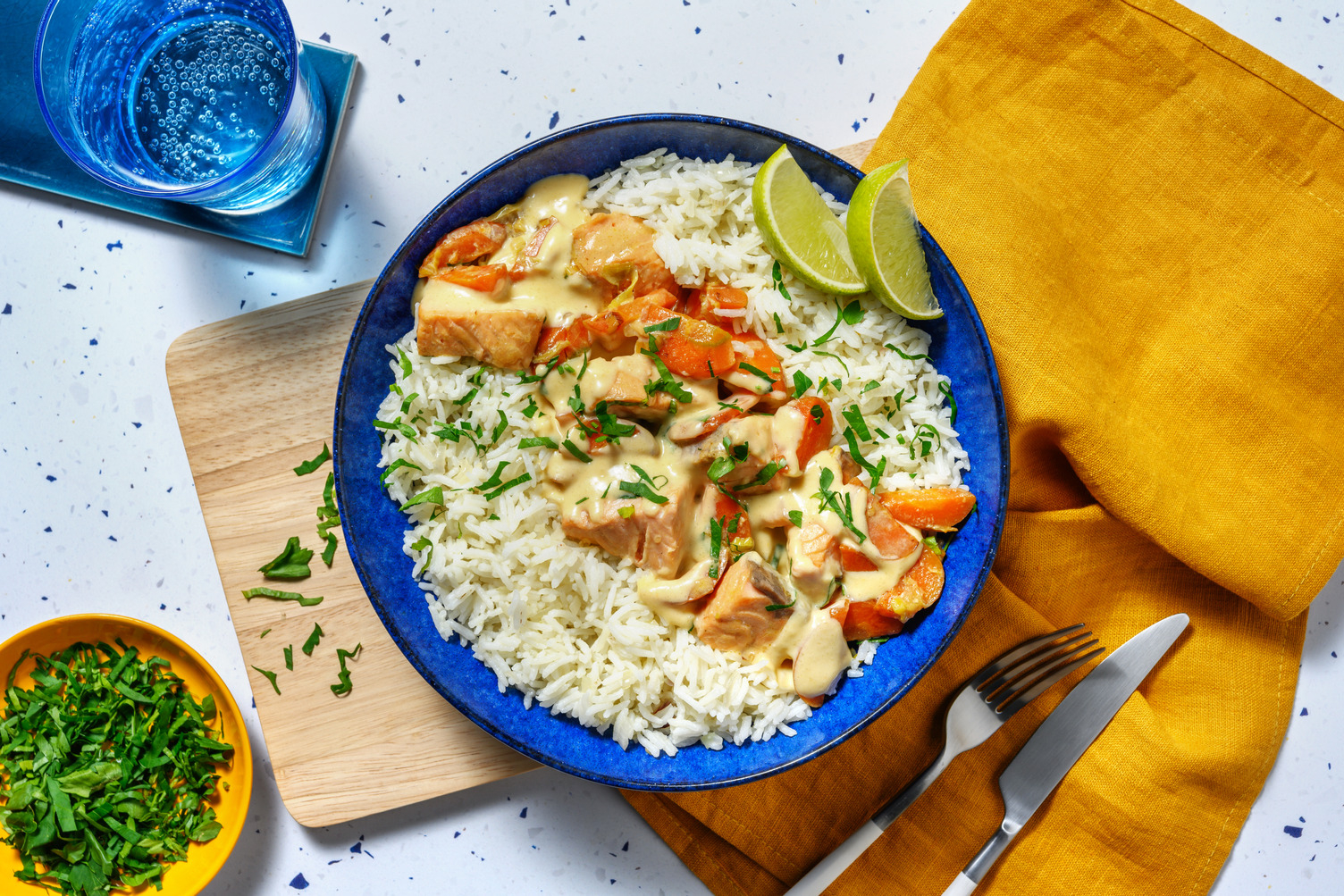 Französischer Blanquette mit Bio-Hähnchen