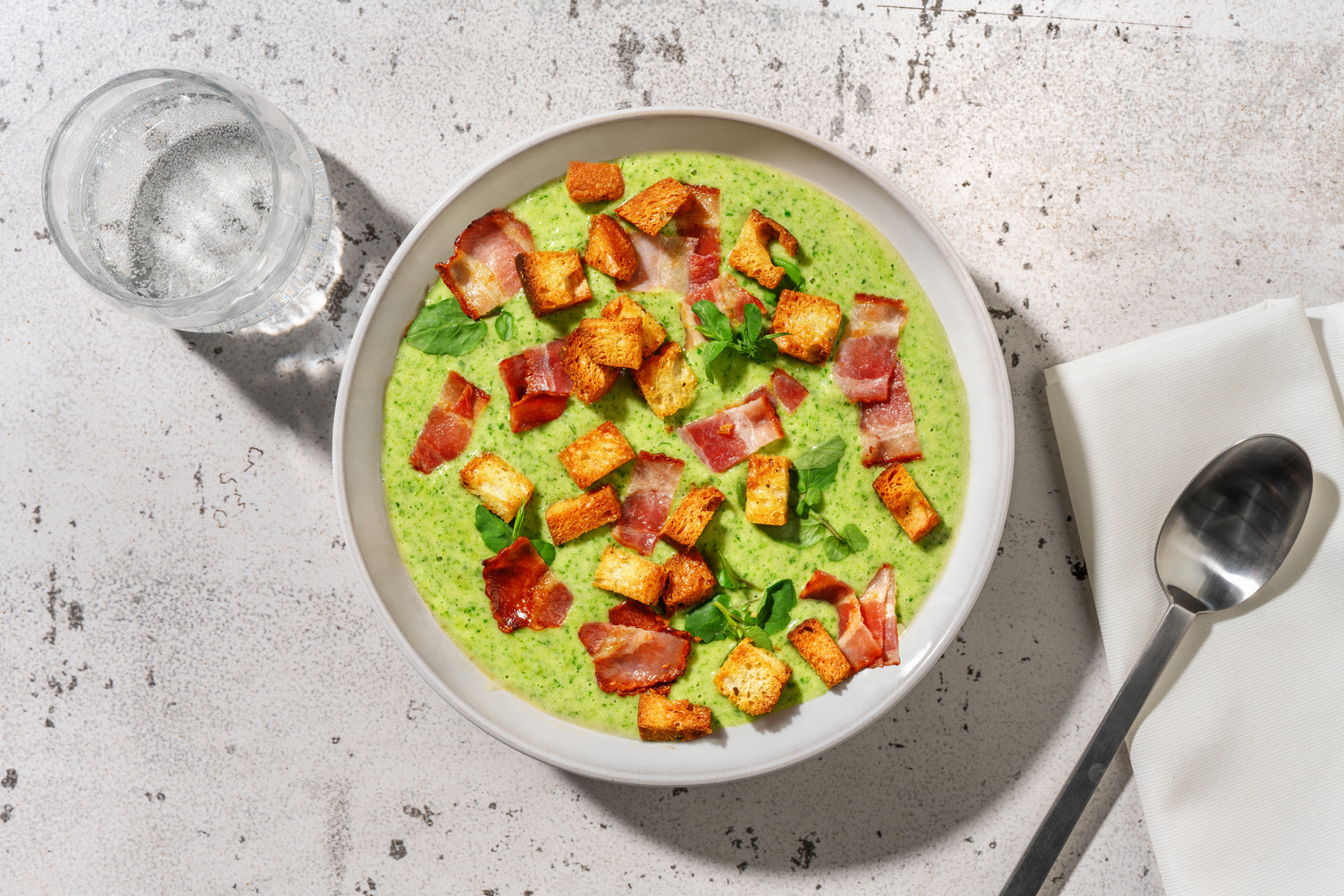 La vie en vert : velouté de cresson