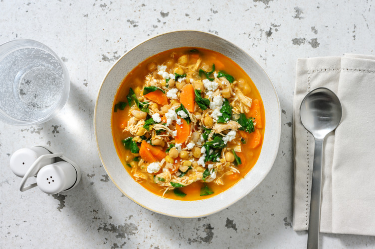 Soupe orientale au poulet Label Rouge effiloché