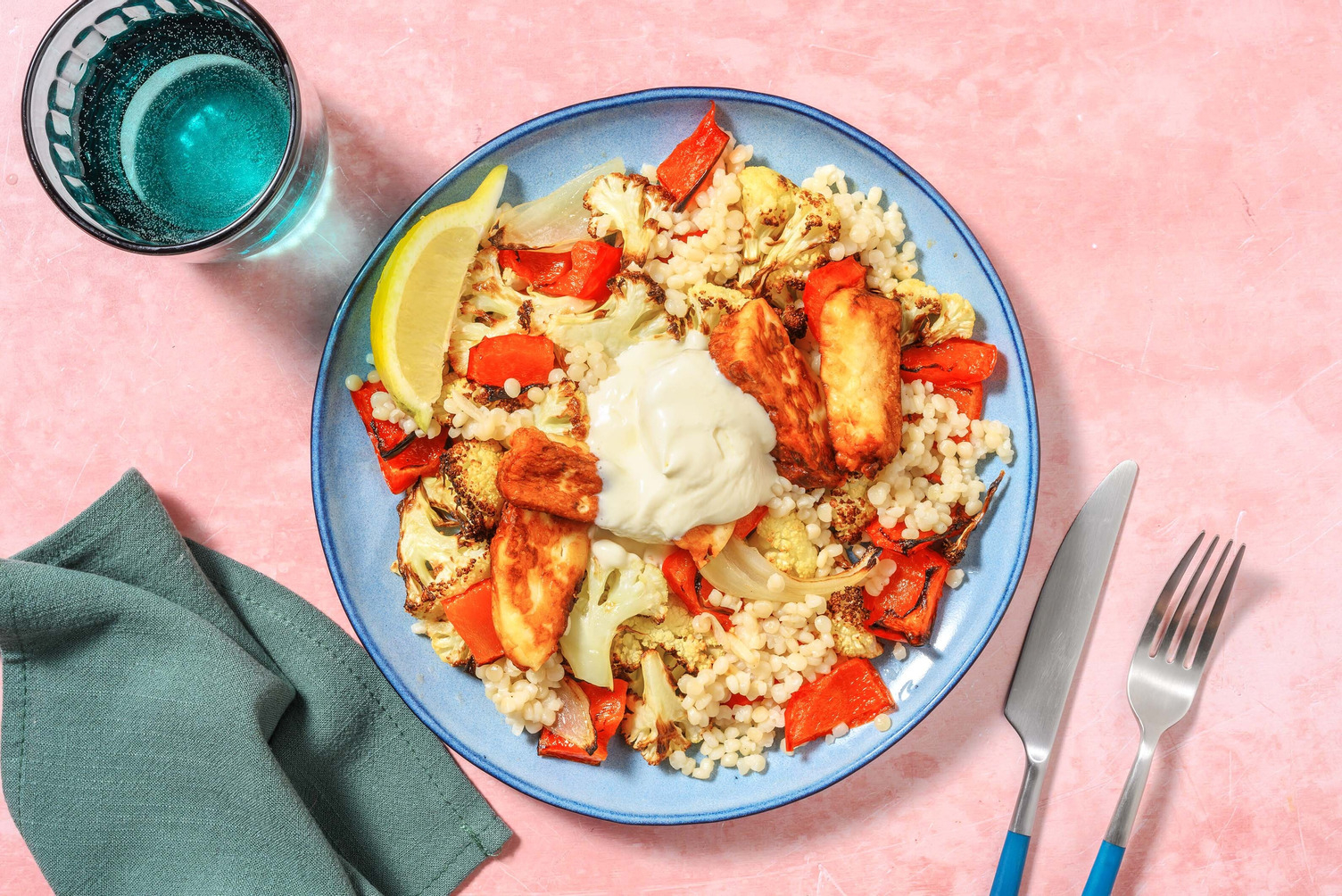 Oreganostegt halloumi med ekstra ternet bacon