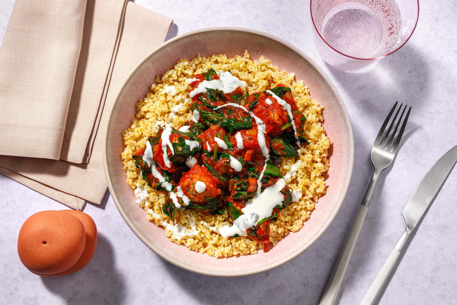 Falafels in Harissa Sauce