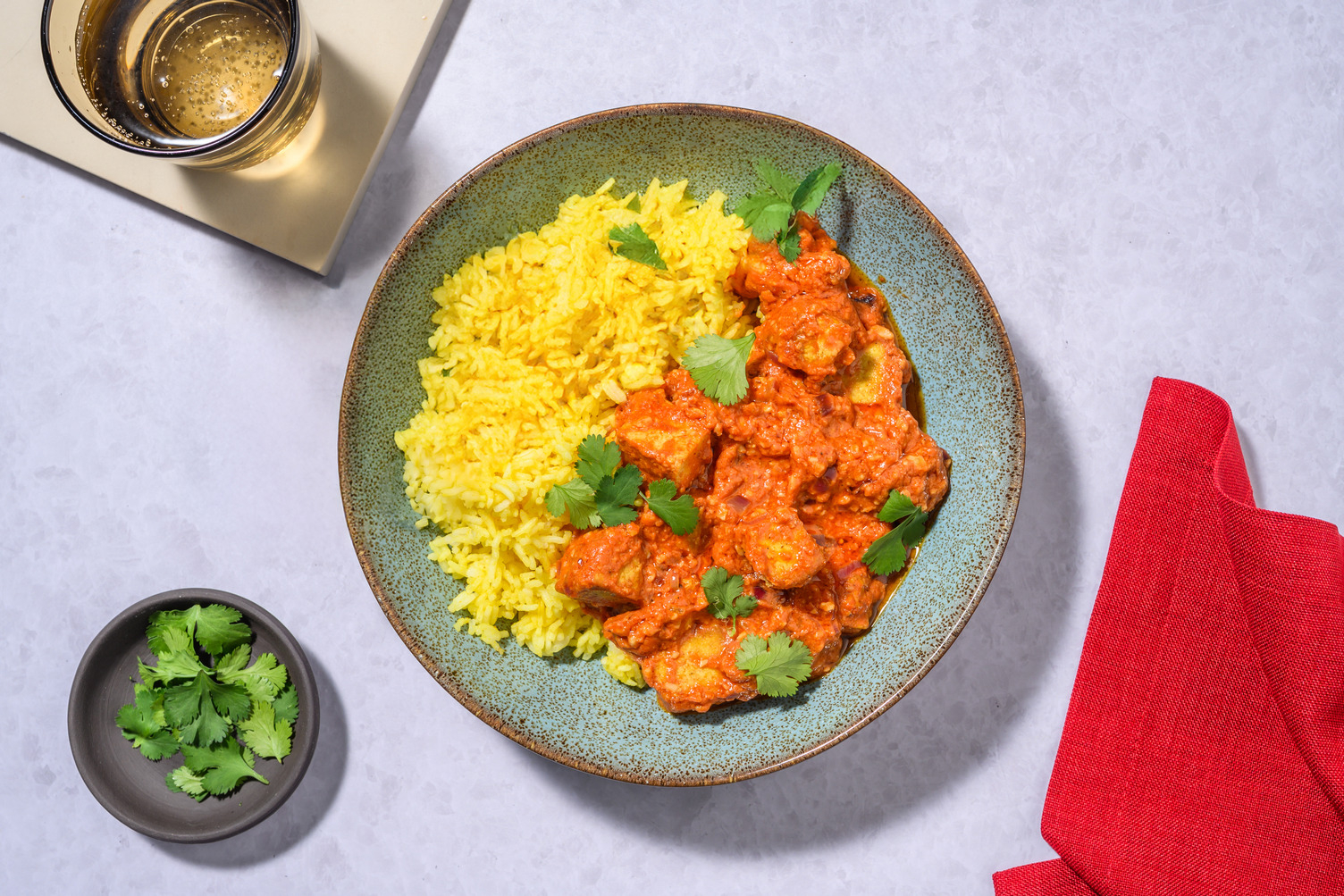Creamy Cashew Golden Cheese Curry