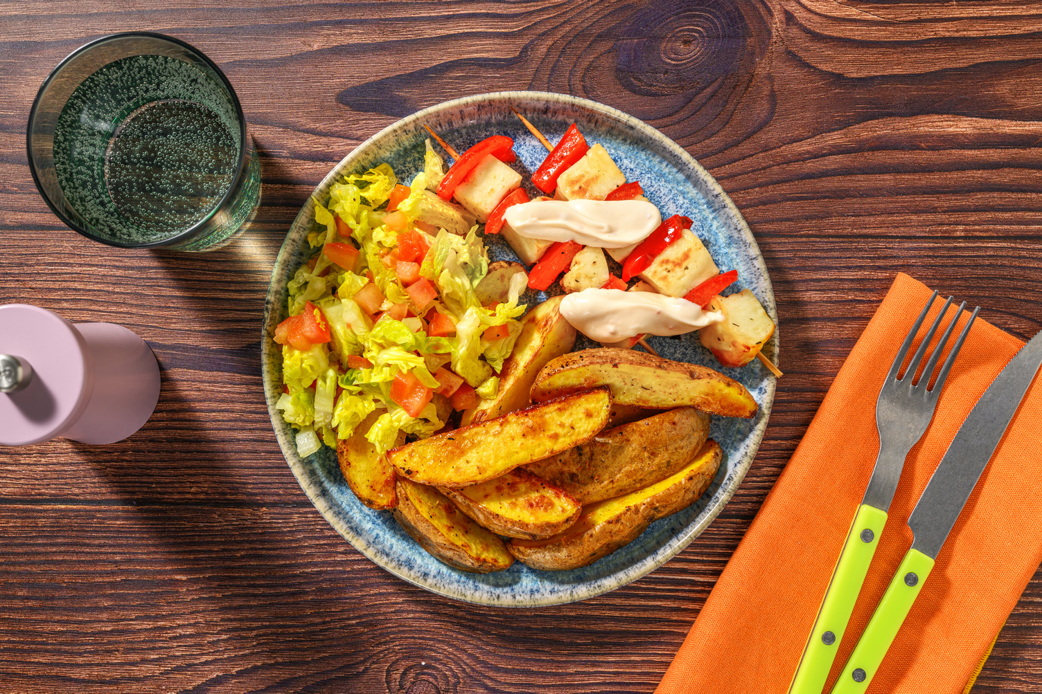 Chicken and Pepper Skewers