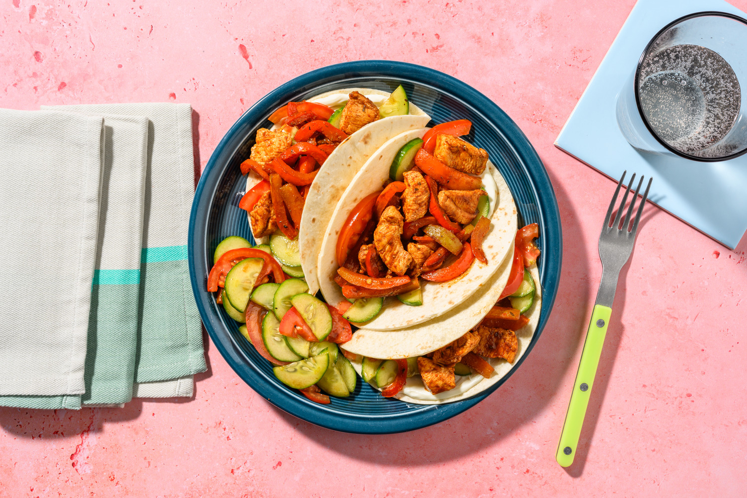 Tacos de dinde épicés au piri-piri