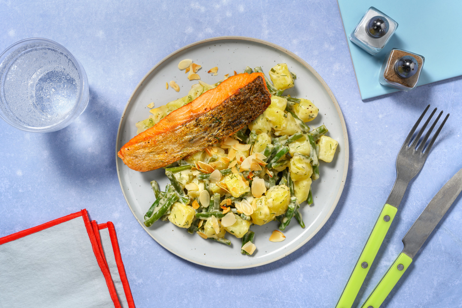 Saumon & salade scandinave de pommes de terre