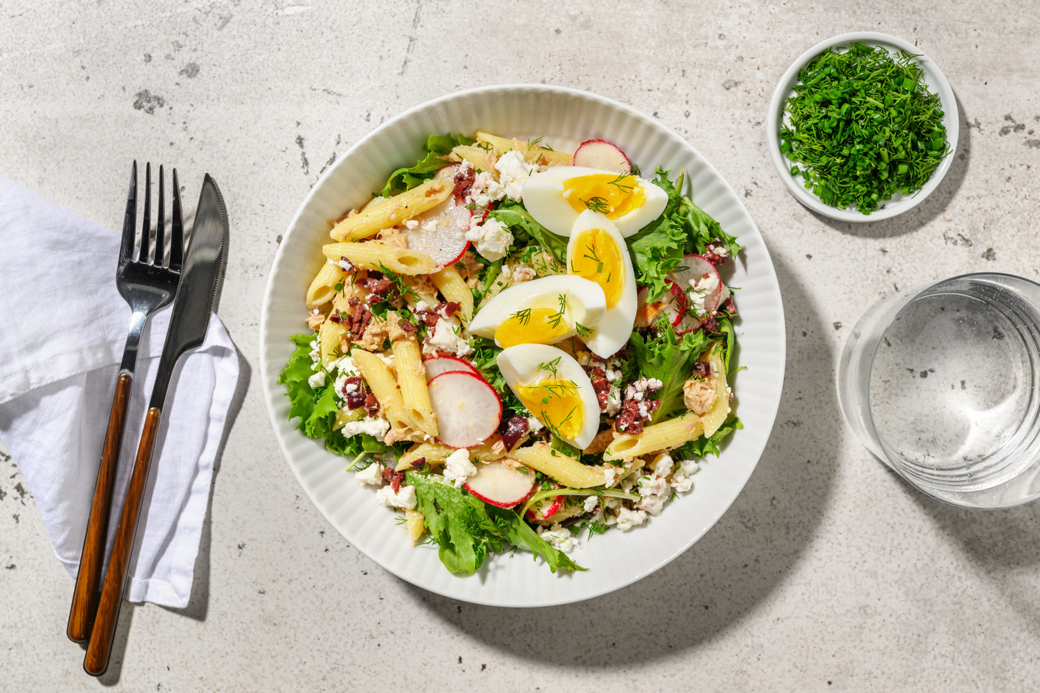 La Méditerranéenne : fusilli complets & thon