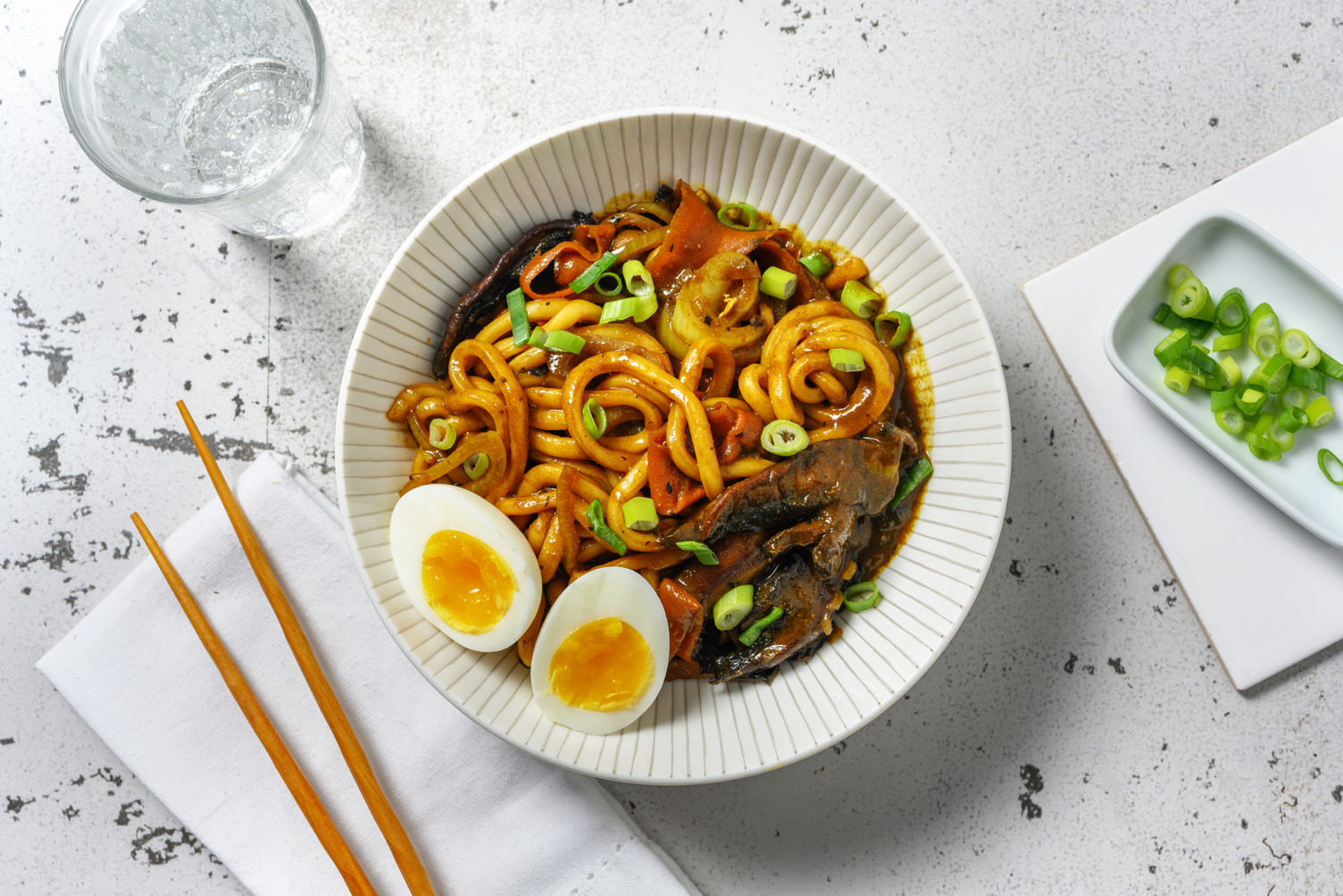 Kare udon : nouilles sautées au curry