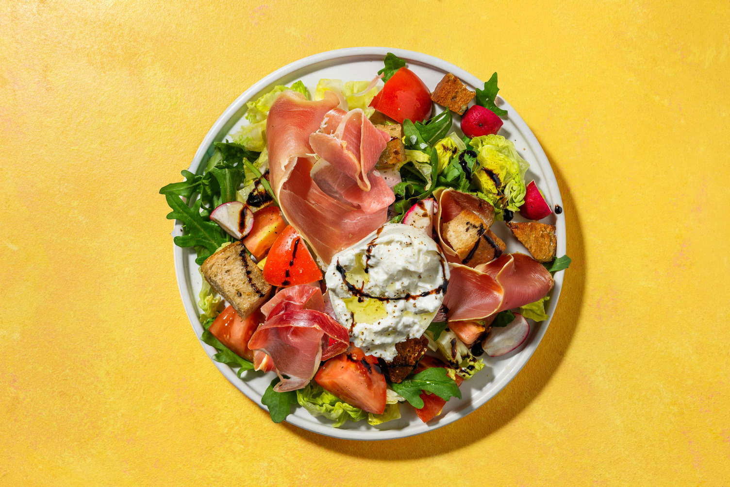 La Capri : burrata, prosciutto crudo & tomate