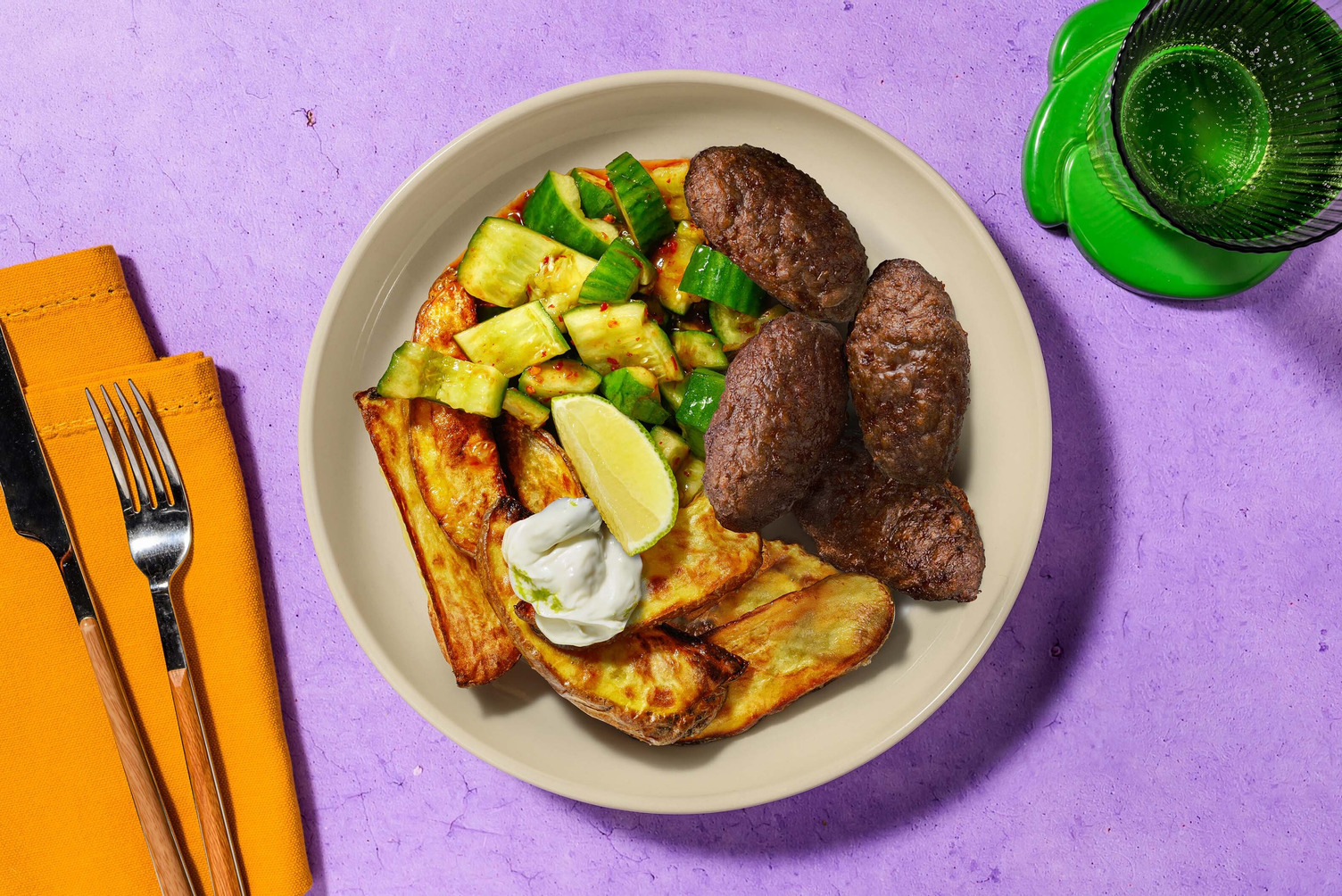 Asian Style Sweet Chilli Veggie Koftas