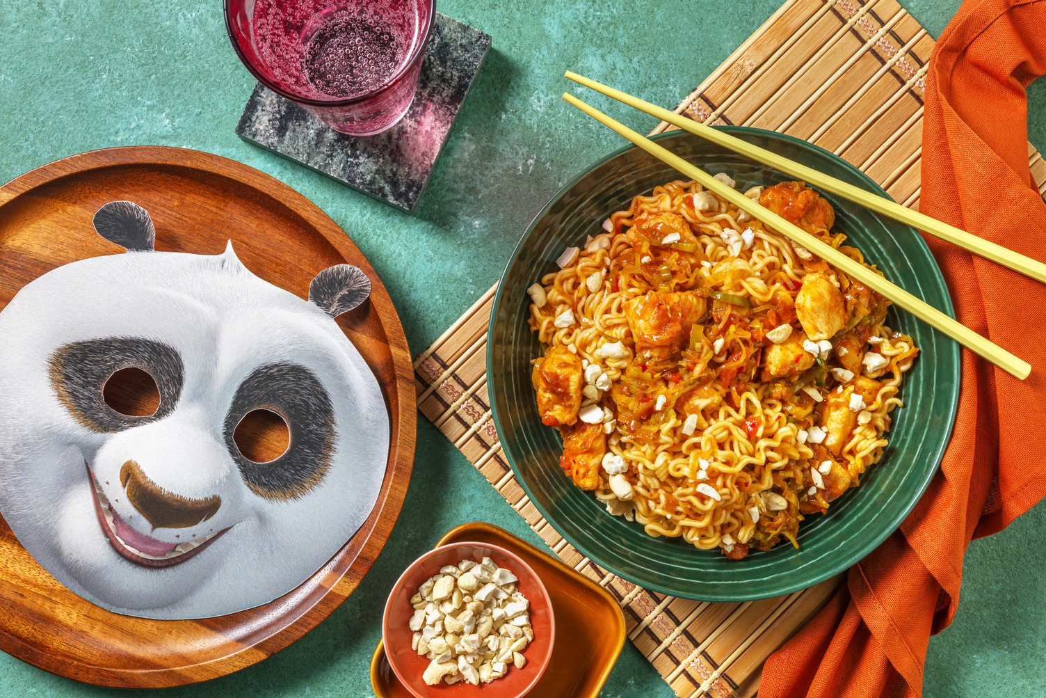 Les nouilles secrètes au poulet de M. Ping