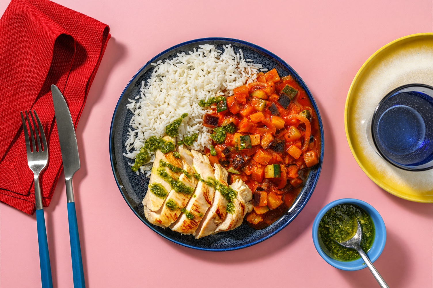 Poulet grillé & ratatouille des beaux jours