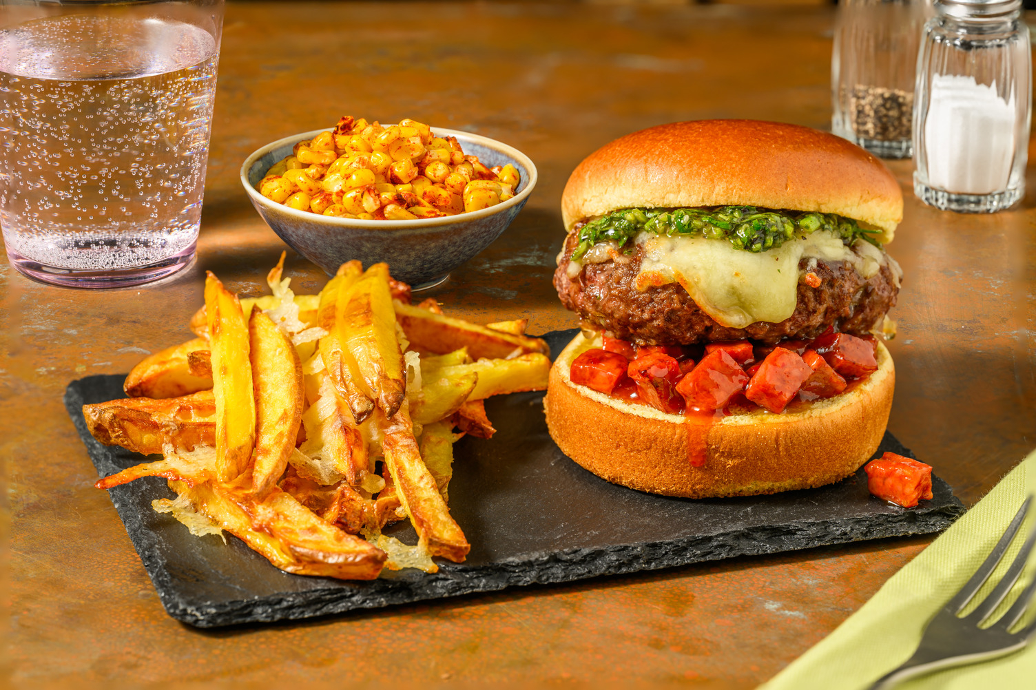 Bacon Chutney Gourmet Beef Burger