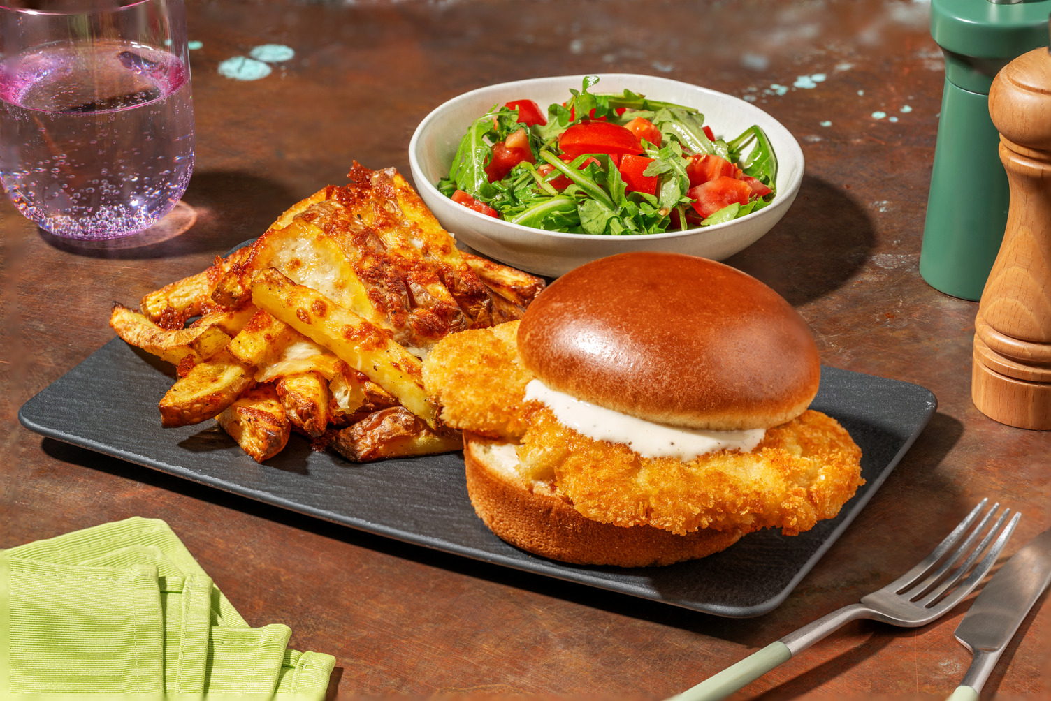 Chicken and Truffle Burger