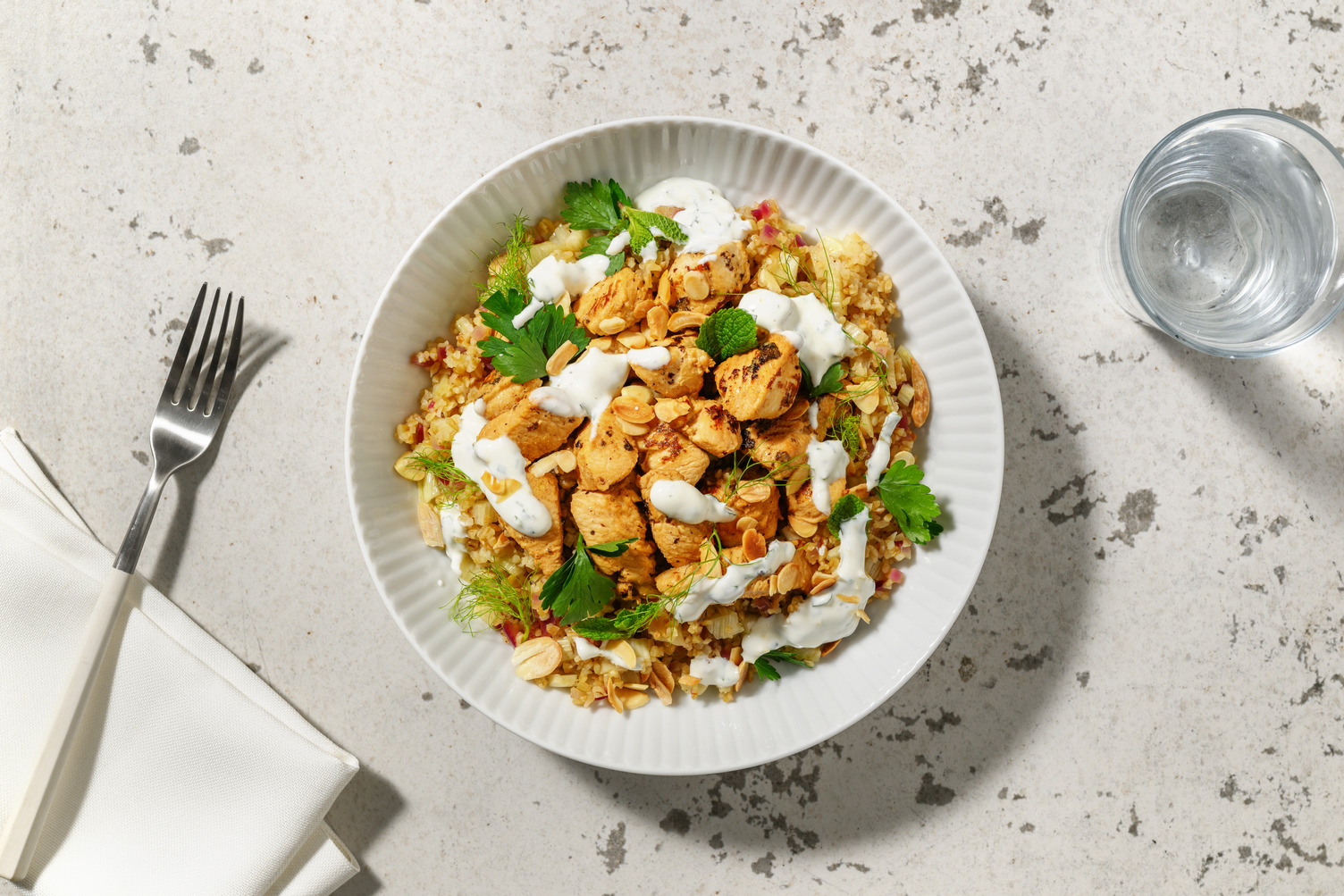 Poulet mariné façon chich taouk