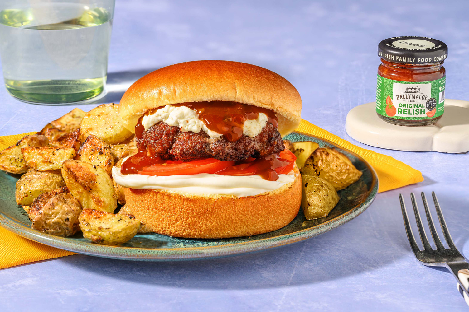 Goat's Cheese Burgers and Ballymaloe Relish