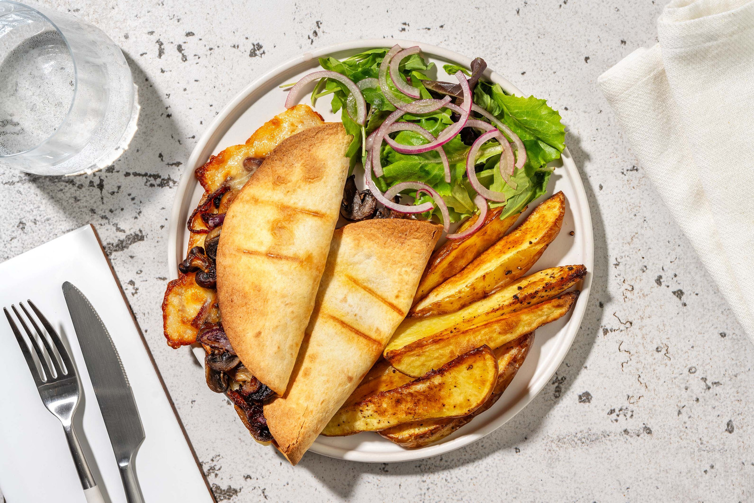 Smoky Mushroom Quesadillas