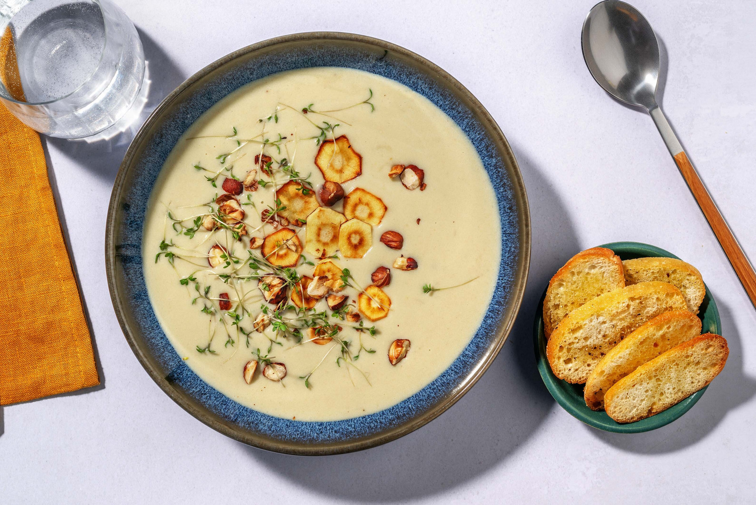 Soupe onctueuse de topinambour