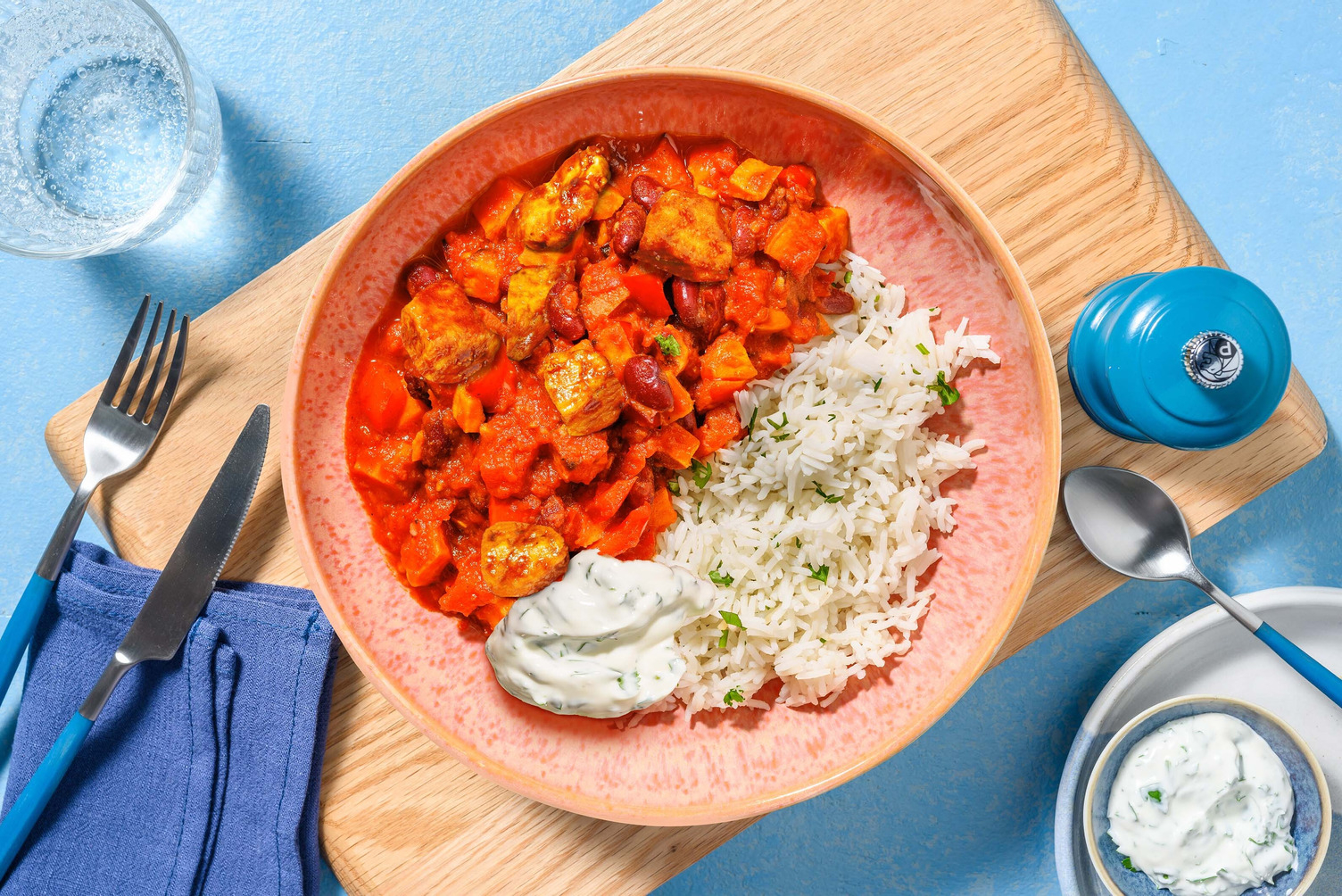 Caribbean Style Chicken and Roasted Vegetable Stew