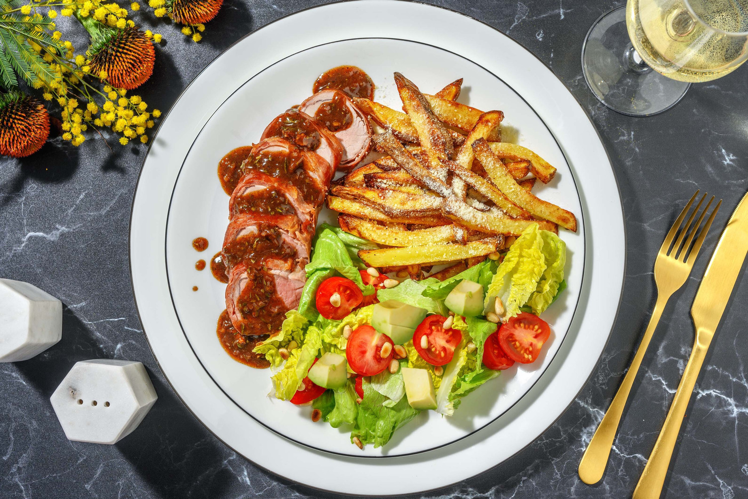 Prosciuttolindad fläskytterfilé