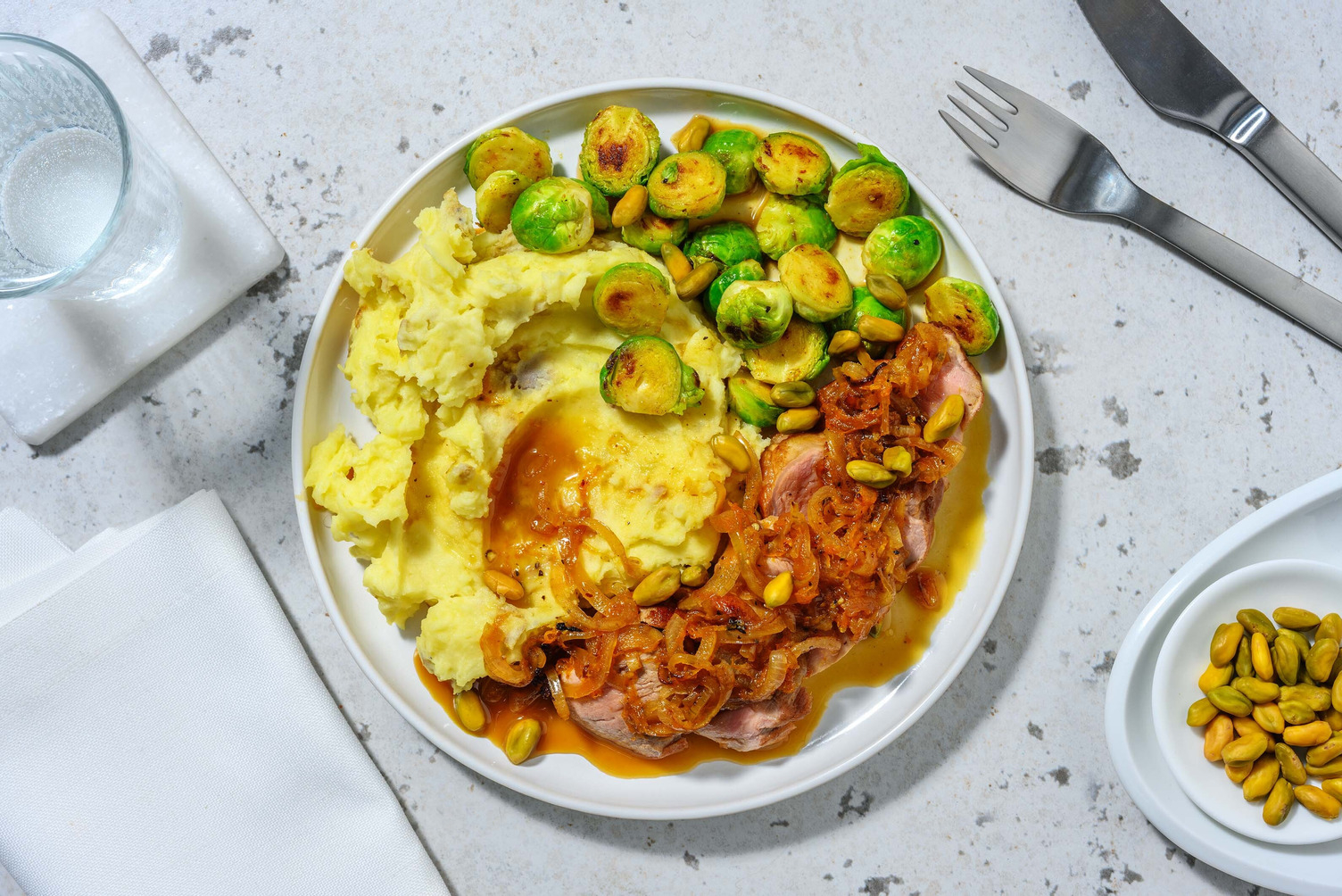 Filet mignon de porc en sauce à l'orange