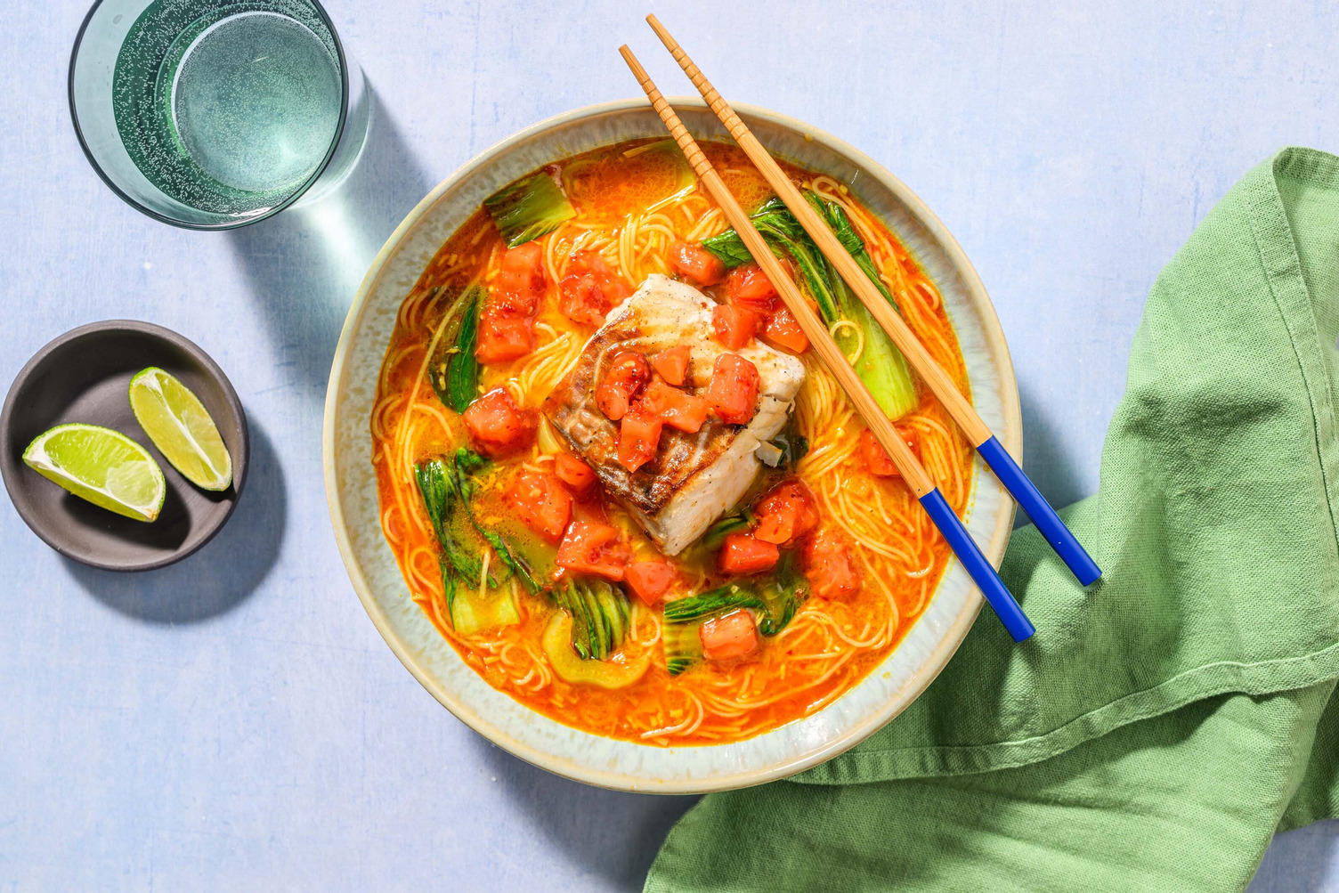 Pikanter Lachs in Kari Ikan Curry  