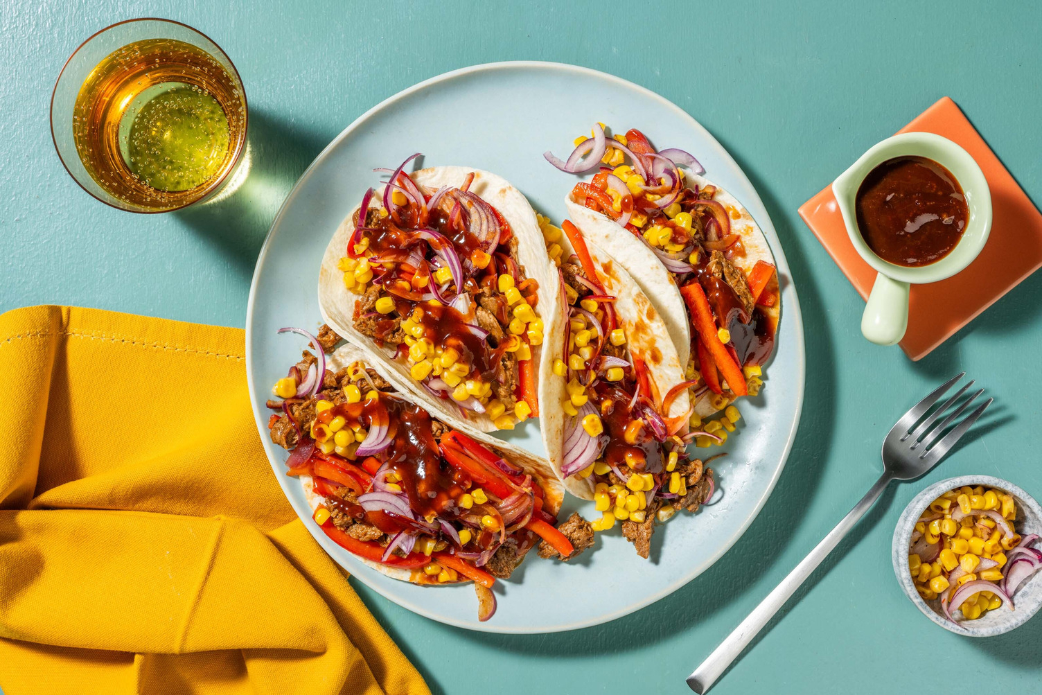 BBQ Tacos mit Pulled Pork