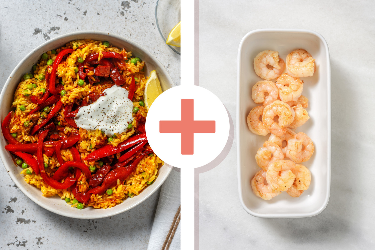 Louisiana Style King Prawn and Chorizo Rice
