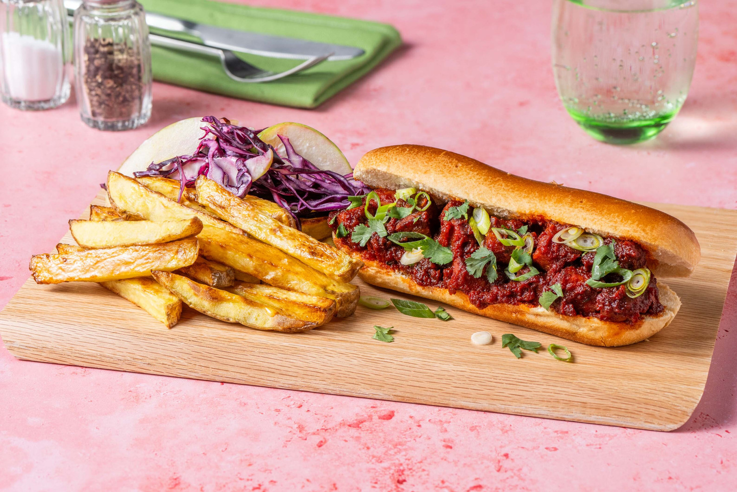 Chorizo chilli dog