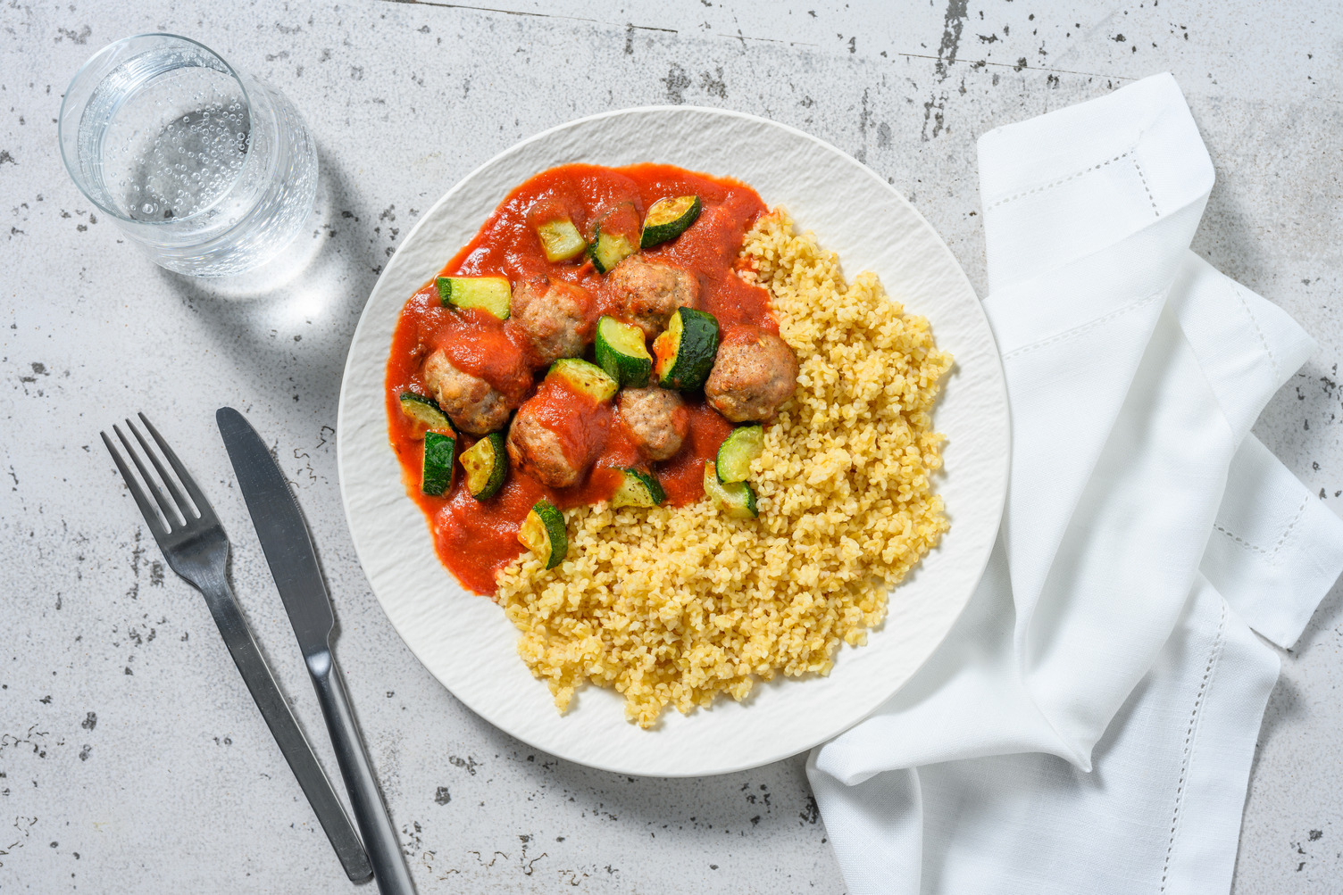 Chermoula Spiced Beef Meatballs 