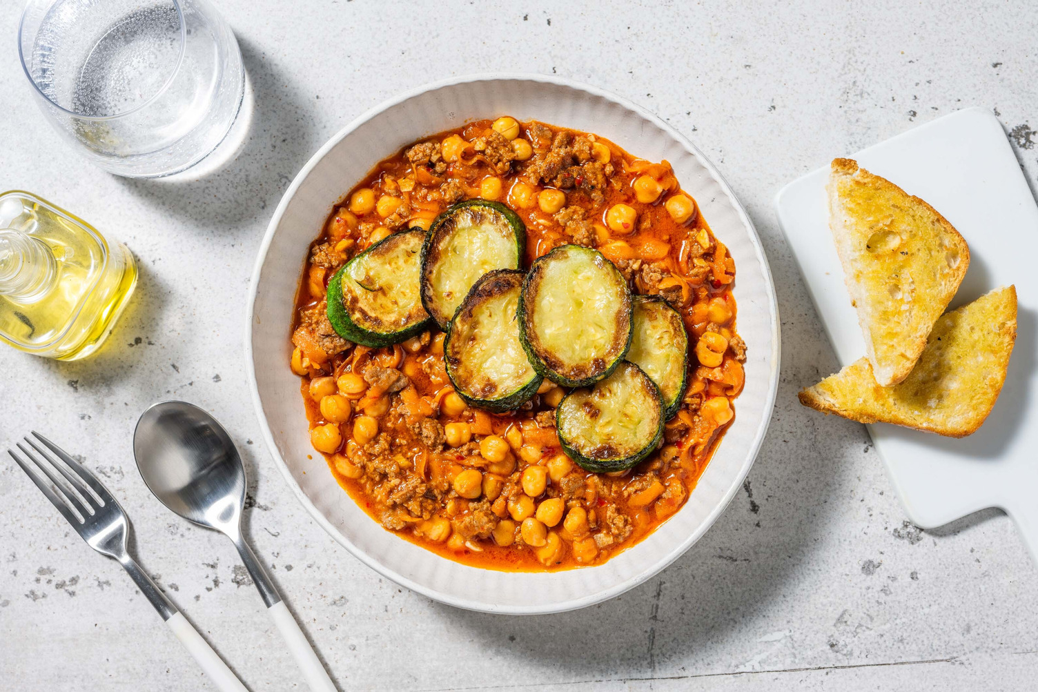 Harissa Lamb and Chickpea Stew