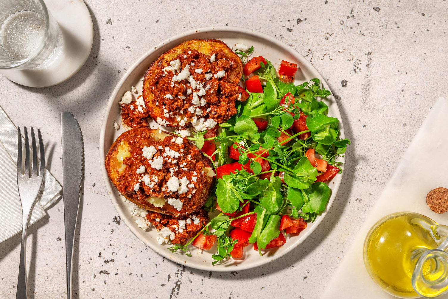 Greek Inspired Lamb Ragu Jacket Potato