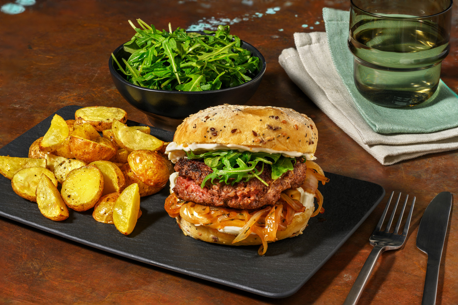 Le Truffé : burger au fromage à la truffe