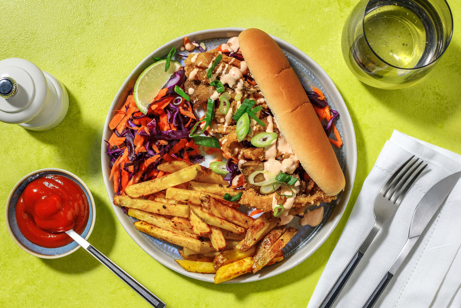 Po' boys på ostronskivling